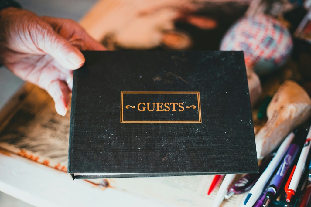 A guest book